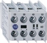 Allen Bradley Auxiliary Contact Block, 4 Contact, 3 NO/1 NC, 100K, Panel, 12 A, 100-KFA31Z