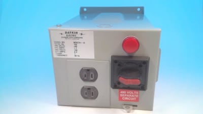 DISCONTINUED BY MANUFACTURER, TRANSFORMER DISCONNECT, 1 PHASE, 480V, 60HZ, TOTAL VAC 750