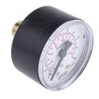 WIKA R 1/4 Pressure Gauge, 50 mm, 10 bar, RSCAL