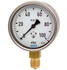 WIKA G 1/2 Pressure Gauge, 100 mm, 16 mbar