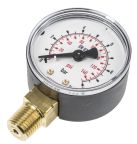 WIKA R 1/4 in Pressure Gauge, 50 mm, 10 bar, UKAS