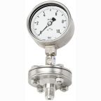 WIKA 1/2 in NPT Threaded Pressure Gauge, 100 mm, 60 bar