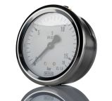 WIKA G 1/2 MNPT Pressure Gauge, 100 mm, 16 bar