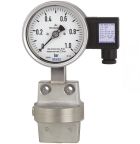 WIKA G 1/2 L-Plug Pressure Gauge, 100 mm, 1200 mbar