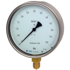 WIKA G 1/2 Threaded Pressure Gauge, 160 mm, 160 bar
