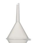 RS PRO Polypropylene Funnel, With 40 mm Funnel Diameter, 5 mm Stem Diameter