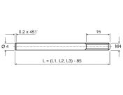 Vega Stainless Steel Electrode for Use with Vegacon66