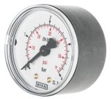 WIKA 1/4 in R Pressure Gauge, 50 mm, 4 bar, RSCAL