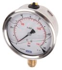 WIKA Pressure Gauge, 100 mm, 100 bar, RSCAL