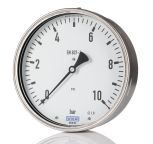 WIKA G 1/2 MNPT Pressure Gauge, 160 mm, 60 bar