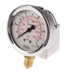 WIKA G 1/4 Male Pressure Gauge, 100 bar