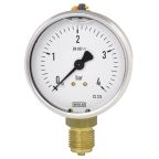 WIKA G 1/2 Pressure Gauge, 80 mm, 16 bar