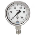 WIKA 1/2 in NPT NPT Pressure Gauge, 100 mm