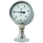 WIKA DN 32 Clamp Pressure Gauge, 100 mm, 25 bar
