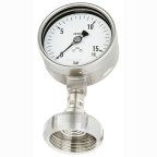 WIKA DN 32 Clamp Pressure Gauge, 100 mm, 10 bar