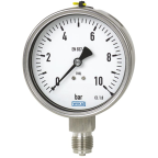 WIKA G 1/2 Type G Pressure Gauge, 100 mm, 2.5 bar