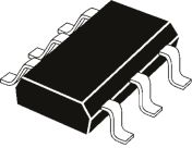 onsemi SMF12CT1G 5-Element Uni-Directional TVS Diode, 100 W, 6-Pin SOT-363