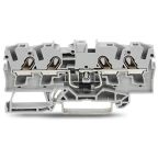 WAGO 2004-1411/1000-400 TOPJOB S Series Component Terminal Block Grey, 4mm², 1-Level, Push-in