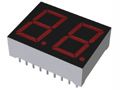 LBP-602VK2 ROHM 2 7 Segment LED Display Cathode 36mcd Right Side 14.2 mm