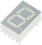 Kingbright 1 7 Segment LED Display Cathode Red 97mcd Right Side 14.2 mm