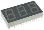 BC56-11SURKWA Kingbright 3 7 Segment LED Display Cathode Red 73mcd Right Side 14.2 mm