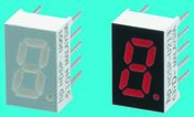 HDSP-U213 Broadcom 1 7 Segment LED Display Cathode Red 5.4mcd Right Side 8 mm