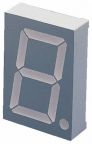 Kingbright 1 7 Segment LED Display Cathode Green 100mcd Right Side 38 mm