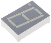 SC10-11EWA Kingbright 1 7 Segment LED Display Cathode Red 23mcd Right Side 26 mm