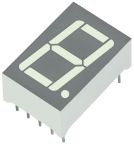 SC56-11SYKWA Kingbright 1 7 Segment LED Display Cathode Yellow 160mcd Right Side 14.2 mm