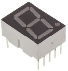 Broadcom 1 7 Segment LED Display Anode Red 7mcd Right Side 20.3 mm