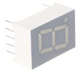 SA05-11EWA Kingbright 1 7 Segment LED Display Anode Red 7.6mcd Right Side 12.7 mm
