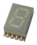 Kingbright 1 7 Segment LED Display Anode Red 27mcd Right Side 7.6 mm