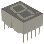 HDSP-H101 Broadcom 1 7 Segment LED Display Anode Red 4.2mcd Right Side 14.2 mm
