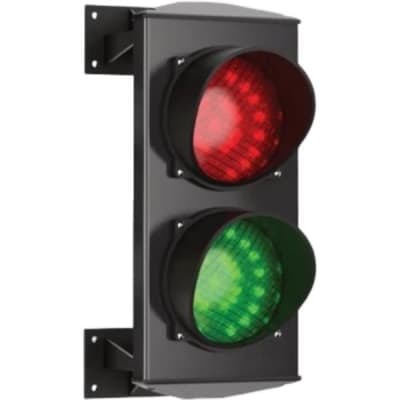 STAGNOLI ASF25L2RV - TRAFFIC LIGHT, APOLLO, DOUBLE LAMP, 24 VAC, 50/60 HZ, 120 MM LENS, LED CARD, RED/GREEN, IP66