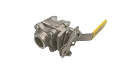 APOLLO VALVES 86B204UL - BALL VALVE, 3/4 INCH SOCKET WELD, LOCKING LEVER HANDLE, CLASS 600, STAINLESS STEEL, 1,440 PSI