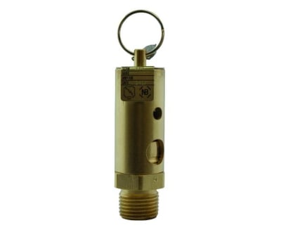 APOLLO VALVES 15-112-B95 - AIR RELIEF VALVE, 1/4 IN NOMINAL, NPT CONNECTION, 95 PSI PRESSURE, 325°F