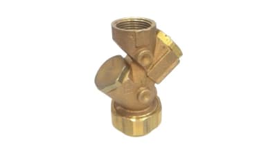 APOLLO VALVES 40-3A55A - , DUAL CHECK VALVE, SIZE; 1 INCH, BACKFLOW PREVENTER, 175 PSI, 180 DEGREES F, BRASS
