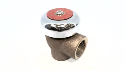 APOLLO VALVES 38-103-01 - VALVE, VACUUM BREAKER, 125PSI, 1/2 INCH NPT, 1/2 INCH X 1 3/16 INCH CORROSION-RESISTANT, FORGED BRASS CONSTRUCTION, ATMOSPHERIC TYPE