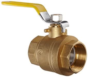 APOLLO VALVES 94A-105-01 - MANUAL BALL VALVE: 1" PIPE, FULL PORT, FORGED BRASS (MOQ=20, PKG QTY=1)