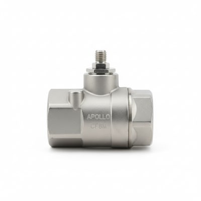 APOLLO VALVES 76-146-45 - BALL VALVE SS 1-1/4IN W/OUT LEVER AND NUT