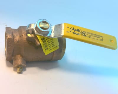 APOLLO VALVES 50-GB7-01 - 1-1/2", GAS SHUT-OFF BALL VALVE, 1/8" TAP