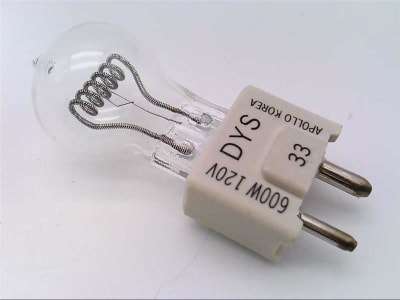 APOLLO VALVES DYS/DYV/BHC - LAMP, OVERHEAD PROJECTOR, 125V, 600W