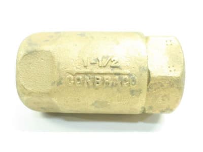 APOLLO VALVES CVB-112 - BALL-CONE CHECK VALVE, 1-1/2 INCH, BRONZE