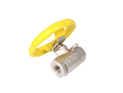 APOLLO VALVES 76-101-47A - BALL VALVE, WITH OVAL LOCKING HANDLE, FEMALE NPT THREAD, 2000 WOG, STAINLESS STEEL, CF8M, 1/4 INCH
