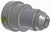Parker 10-5TRTXS Hydraulic Fitting Female, Male, Steel, 0.88 in Hose ID