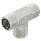 Parker 4JMLOS Hydraulic Fitting, Steel, 0.25 in Hose ID