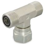 Parker 9/16 in, 4S6MLOS Steel Zinc Plated Steel
