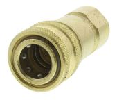 Parker Brass Hydraulic Quick Connect Coupling Female G 1/8 in, 210 bar