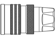 Parker Brass, Steel Hydraulic Quick Connect Coupling Female G 3/4 in, 280 bar