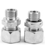 Parker EGE16SREDCF Hydraulic Fitting Male G, 24 °, Steel, 16 mm Hose ID